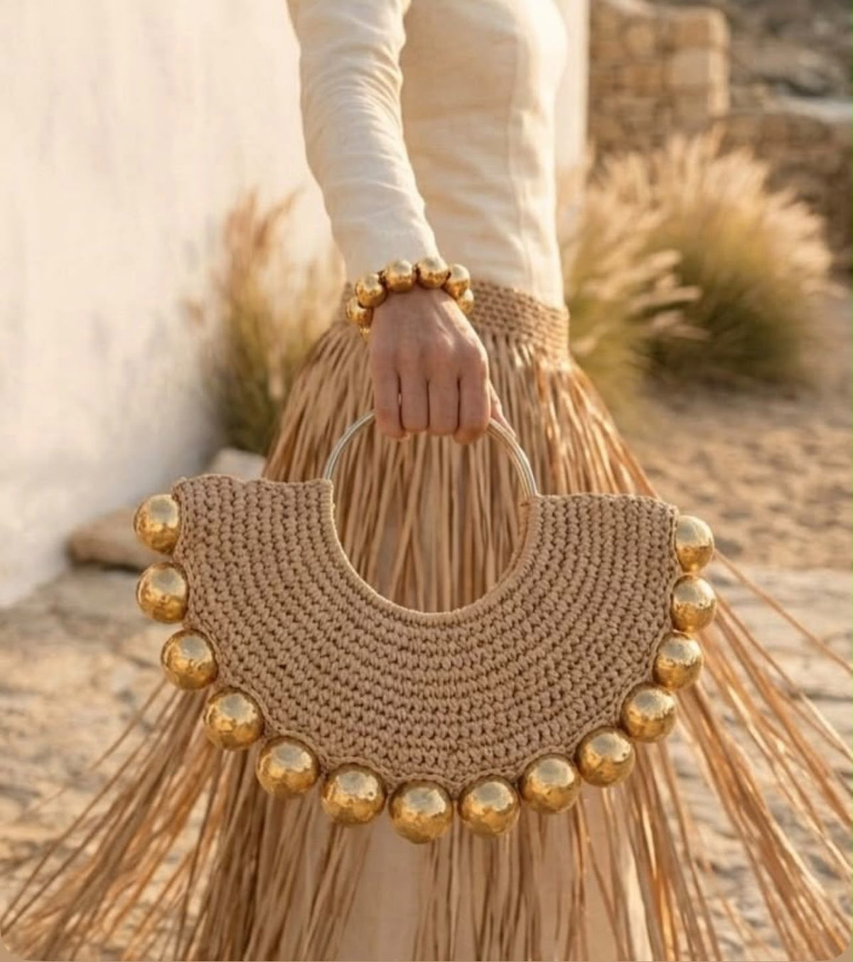 Sac Raphia Sariaka™ Bohème Chic